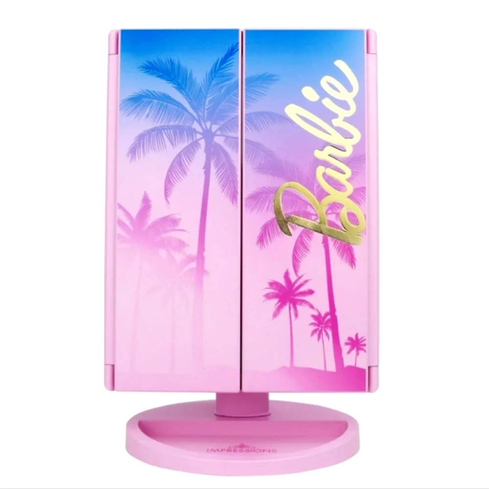 Barbie Trifold LED Makeup Mirror - Picture 2 of 10